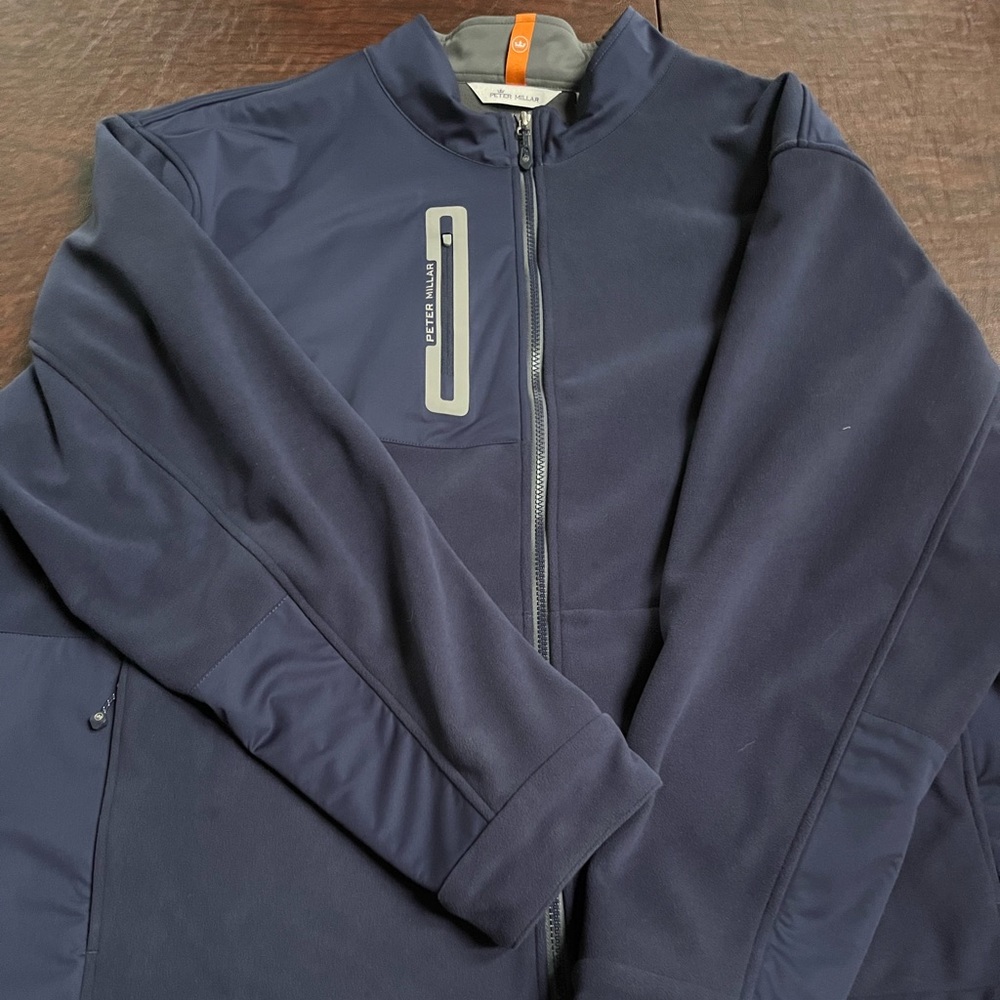 PETER MILLAR BLUE RAIN JACKET, SIZE 4X, BRAND NEW, NEVER BEEN WORN